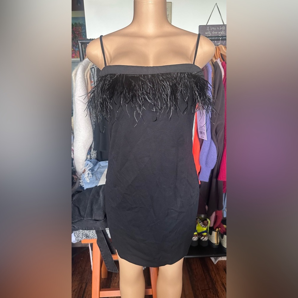 Wild Fable Black Strapless Sheath Dress
